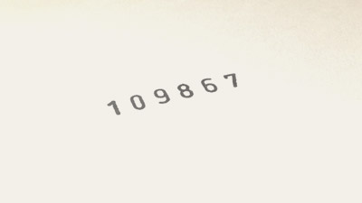 Changeable number stamp